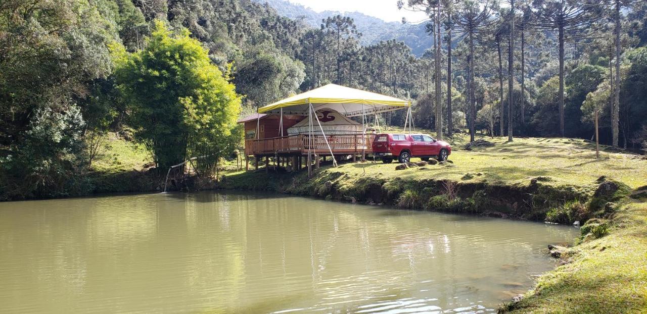 Casa Campo Yurt 3 Aconchego Tenda Mongolica Wifi Урубиси Екстериор снимка