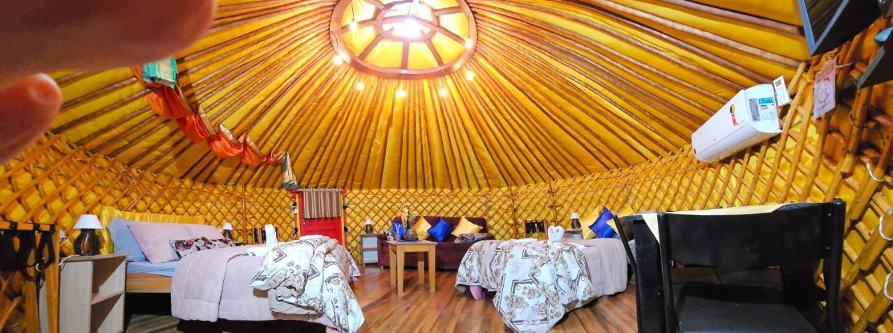 Casa Campo Yurt 3 Aconchego Tenda Mongolica Wifi Урубиси Екстериор снимка